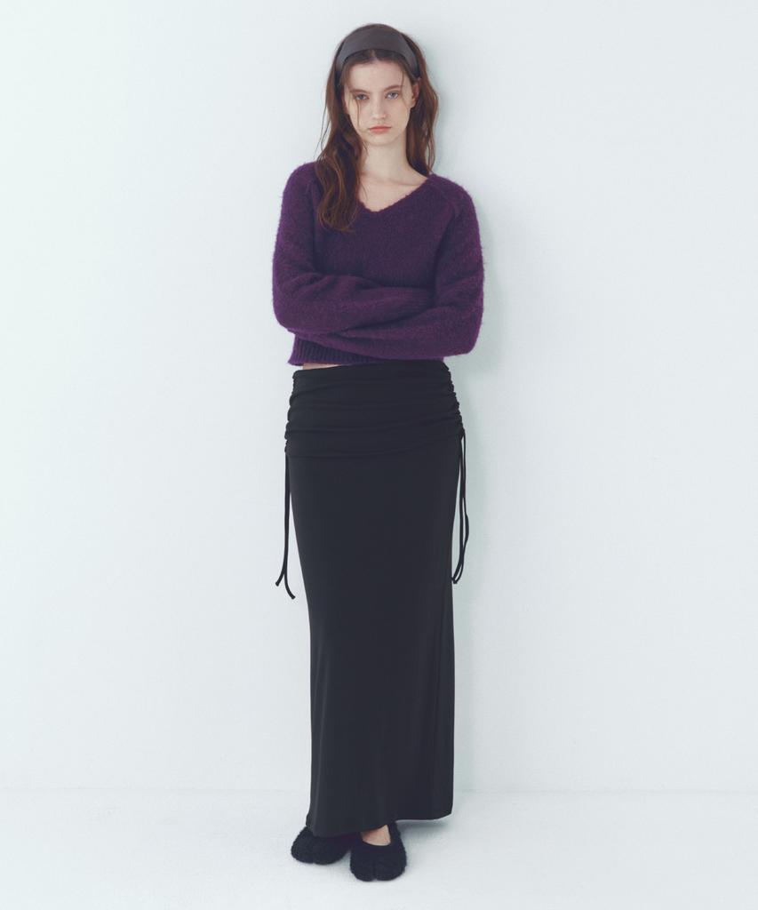 CITTA Every Day Comfort Long Skirt (Fw)_Cts623(Black)