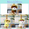 Plush Hamburger Dog Keychain With Pp Cotton Filling For Kids And Adults