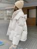 Down Padded Jacket with Short Outerwear for Fall and Loose Korean Perfect for Commuting and School [newsight] Women's Coat, Hood, Length, Winter,