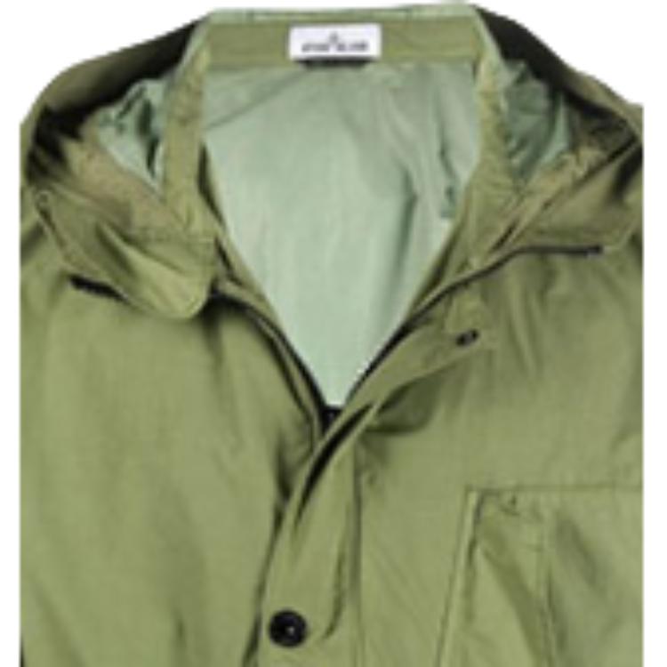 STONE ISLAND Jacken Herren Grün Mit Kapuze (Nicht abnehmbar) Moderat Andere 761570132-V0058