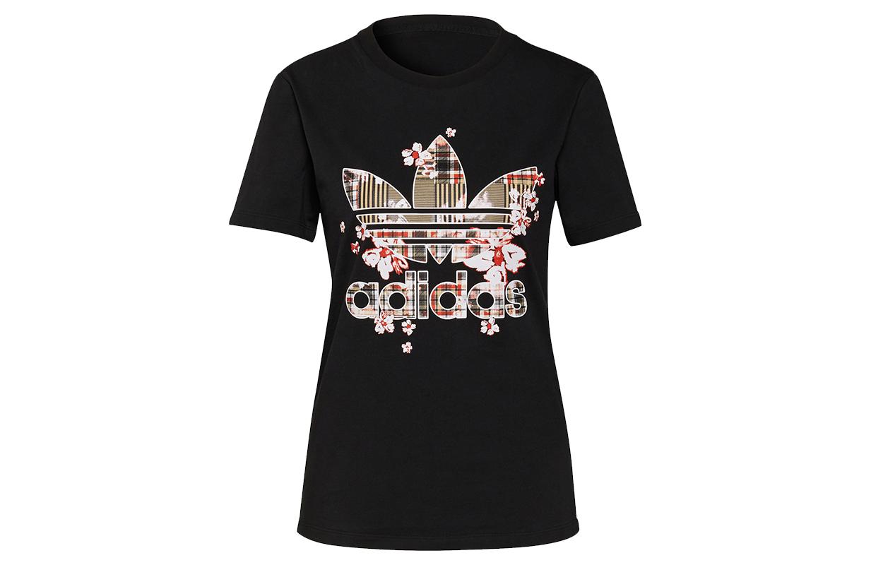 Adidas Originals Set in Sleeve T Shirt Women s Black H20460 32