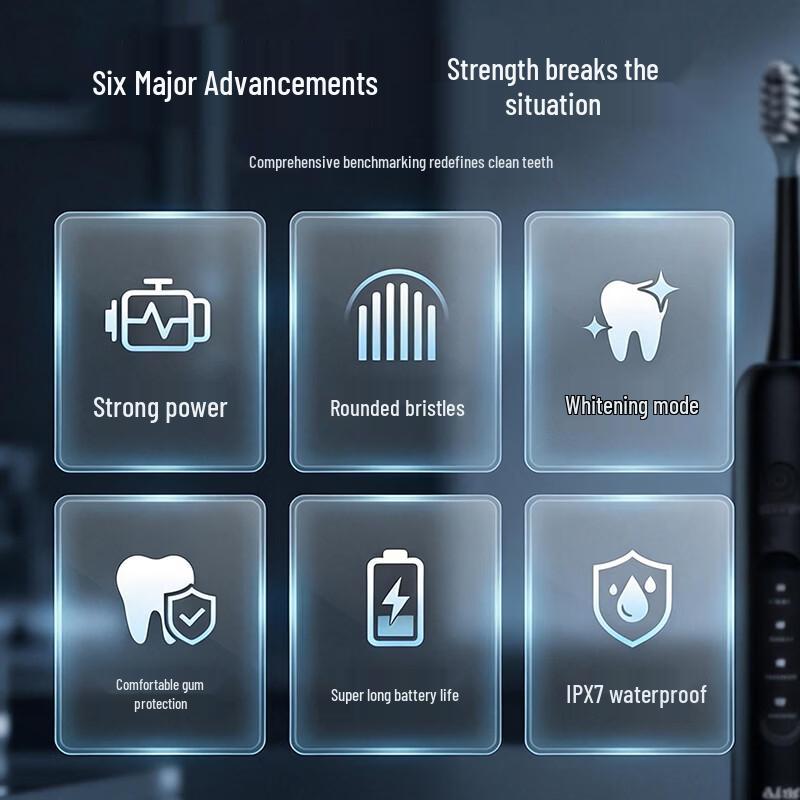 Aux S08 Sonic Electric Toothbrush