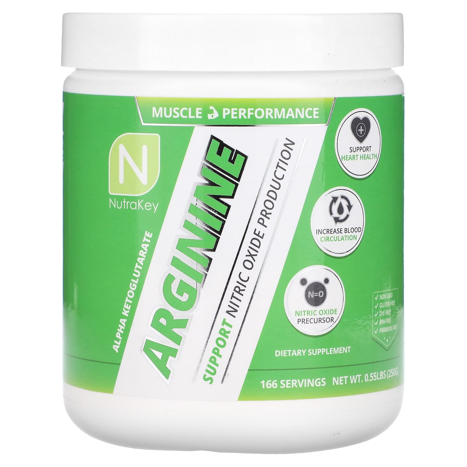 

Nutrakey, Arginine, 0.55 lb (250 g)