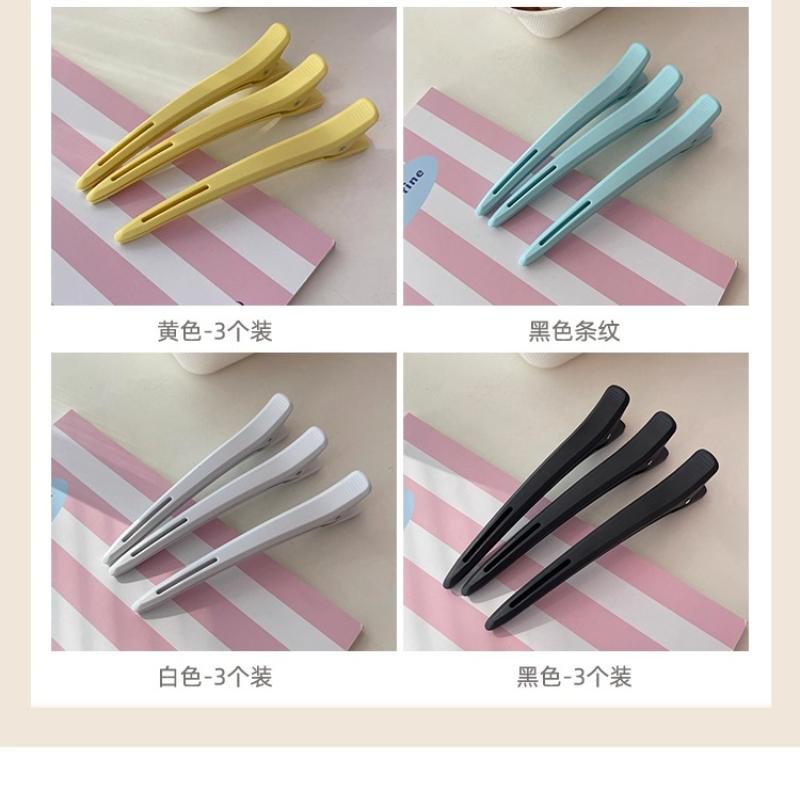 3Pcs Hairdresser Hair Clips for Styling Hairdresser Crocodile Hairs Clip Hairdressing Alligator Duckbill Hair Clips Professional