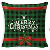 New Christmas Pillowcase Cushion Car Waist Protector Bedside Pillowcase Christmas Linen Pillowcase