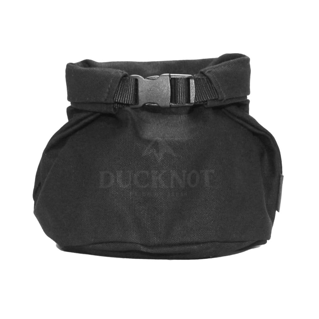 DUCKNOT Cookware Case, 6-inch, Authentic No. 8 Canvas Storage Bag, Made In Japan (Black/Authentic Series)