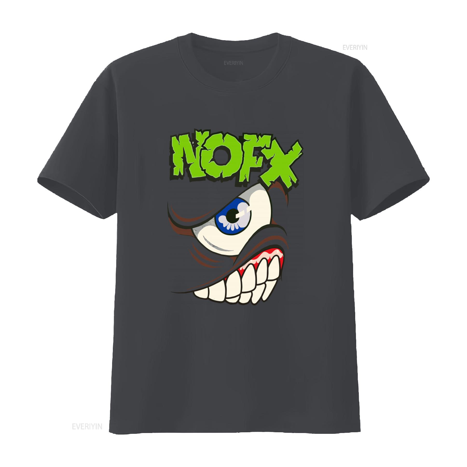 

Rare Vintage 1994 NOFX Mons Tour Blue Grey Punk Rock T Shirt Size XL 90s Skatepunk Style vintage Washed Stretched L