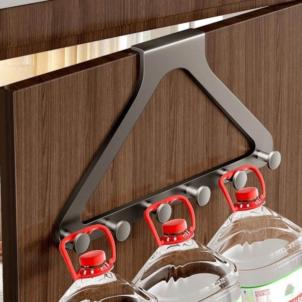 Rustproof Triangle Door Hook Stable Door Back Clothes Hook Clothes Coat Storage Hook Closet