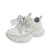 Girls Shoes 2025 Autumn New Children's Sports Shoes Mesh Breathable Girl Princess Dad Shoes Running Shoes