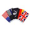 Chrome Motorcycle Skull America Flag w/Pole For Honda GoldWing GL1800 2001-2011 2010 Rear Side Mount Luggage Vertical Flags