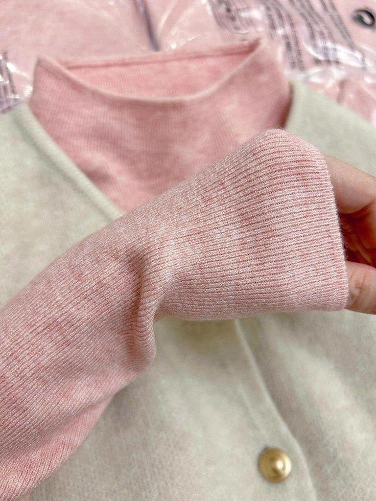 Women's Green Half-High Collar Fufu Knit Sweater: Thickened Long-Sleeve Base Layer for Autumn and Winter 2026.