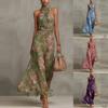 European and American Women's Clothing Hip-wrapped Mesh Printing Irregular Split Pleats Sexy Off-the-shoulder Dress