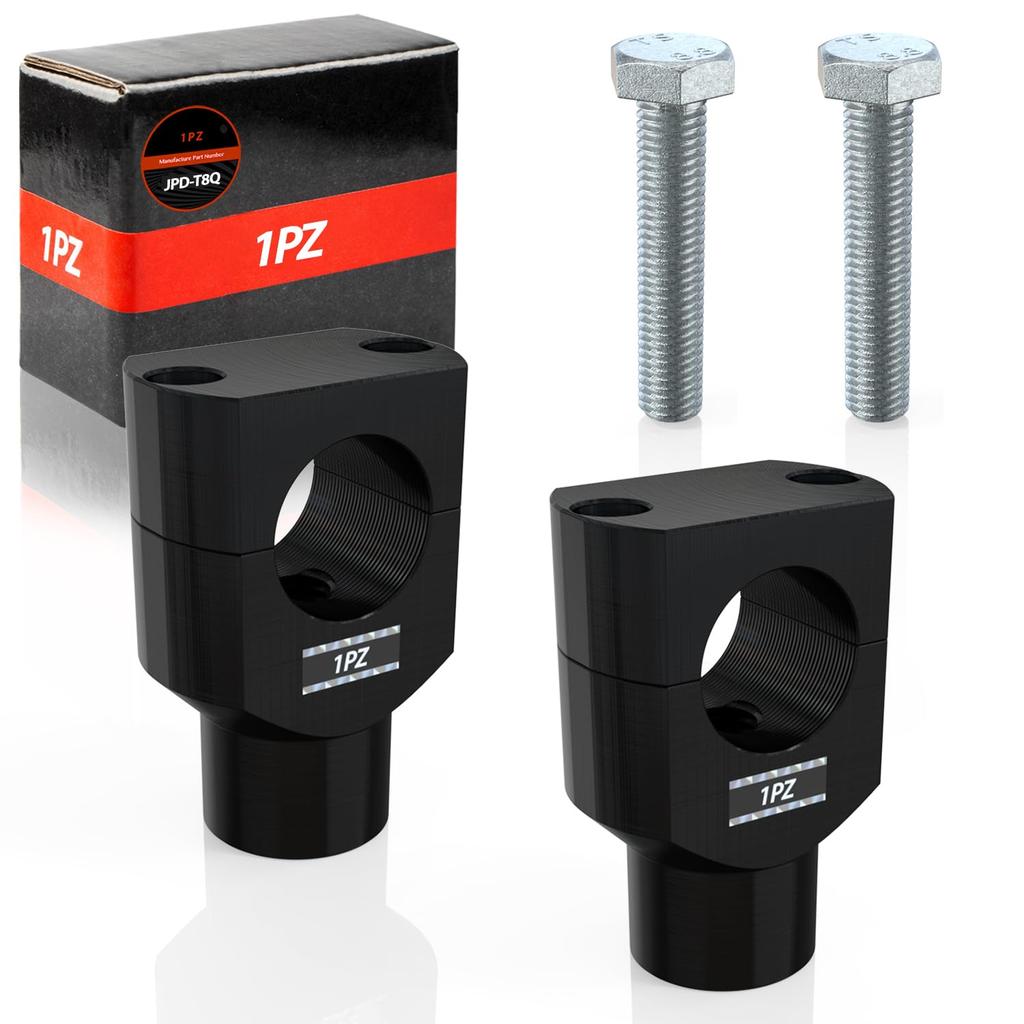 1PZ JPD-T8Q Handlebar Post Fixed Handlebar Riser 25mm Durable for Kawasaki, Honda, Yamaha, Suzuki,
