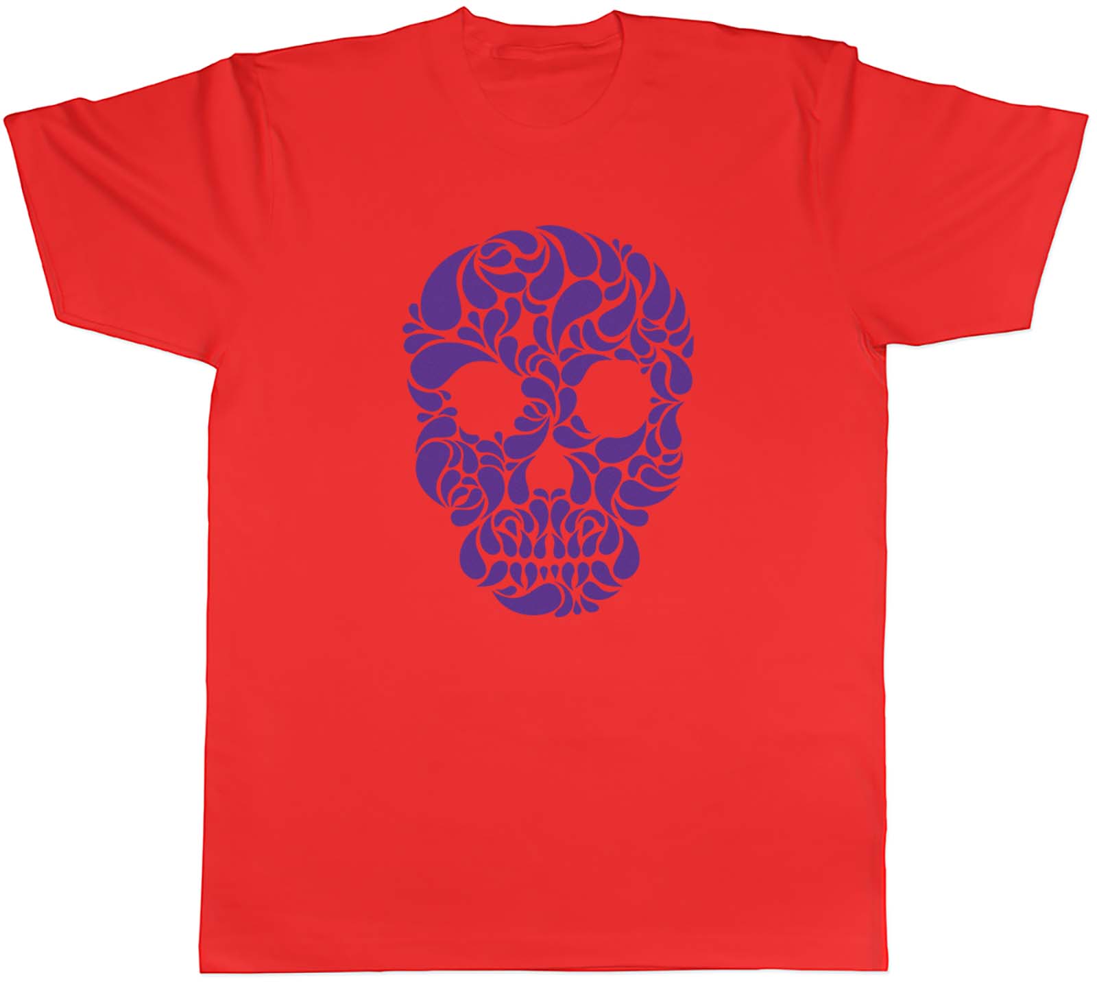 Purple Skull Unisexs Unisex TShirt Tee Gift S