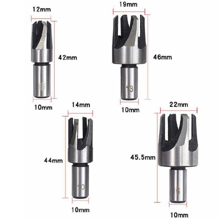 Professional Wood Plug Cutter Drill Cutting Tool Drill Bit Set Straight And Tapered Taper Woodworking Cork Drill Bit