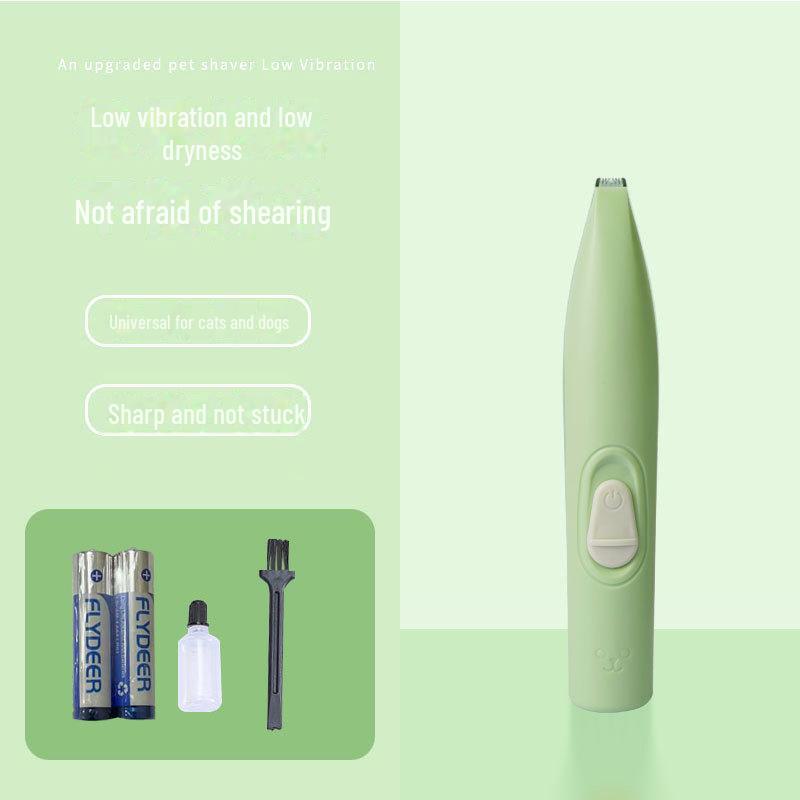 Mașină de tuns LED impermeabilă, modernizată, pentru pisici și câini – Lamă lată pentru față, urechi, ochi și tălpi