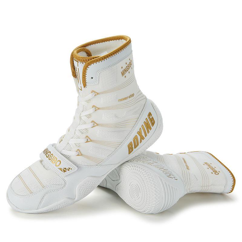 Men`s High-Top Boxing Shoes - Breathable