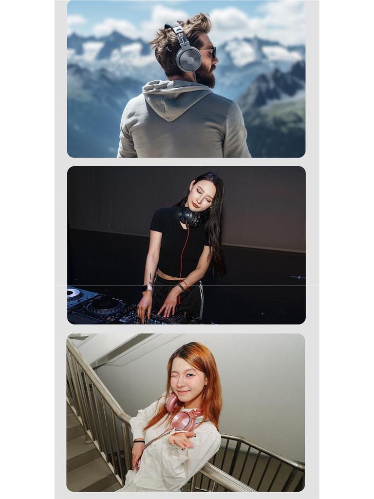 OneOdio Pro10 DJ Headphones: Hi-Fi Sound, Head-Mounted, Perfect for Music Monitoring, Electric Piano, and Sound Card Use.