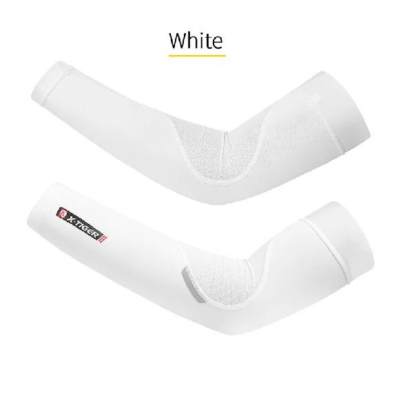 X-TIGER Breathable Arm Sleeve UV Protection Quick Dry Cycling Sport Ice Fabric Sunscreen Bands Elbow Pad Fitness Arm Sleeve