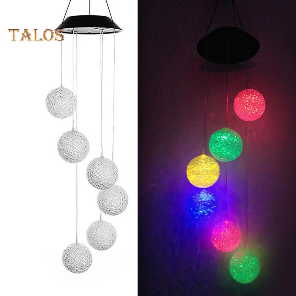 

TL Ветер Перезвон СВЕТОДИОДНЫЙ ШАР Кулон Свет Домашний Двор Сад Декор