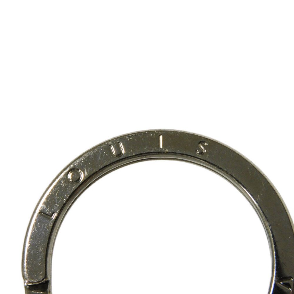 Used 12564 Portocle LV Tokens MP2721 7950 LV Signature Marble Silver Key Ring with LV Circle Blue, Men's from Japan