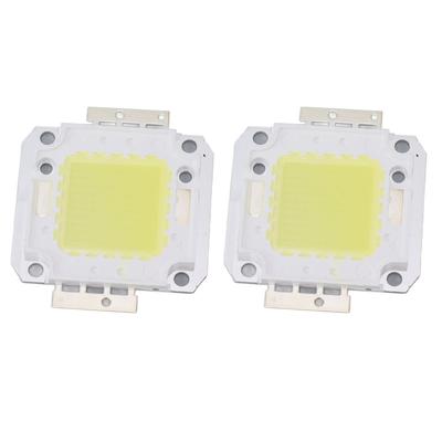 2 Pieces 100W COB LED Light Chip 9600LM 6000K LED Light Chip Beads for LED Casting Light 32?36V