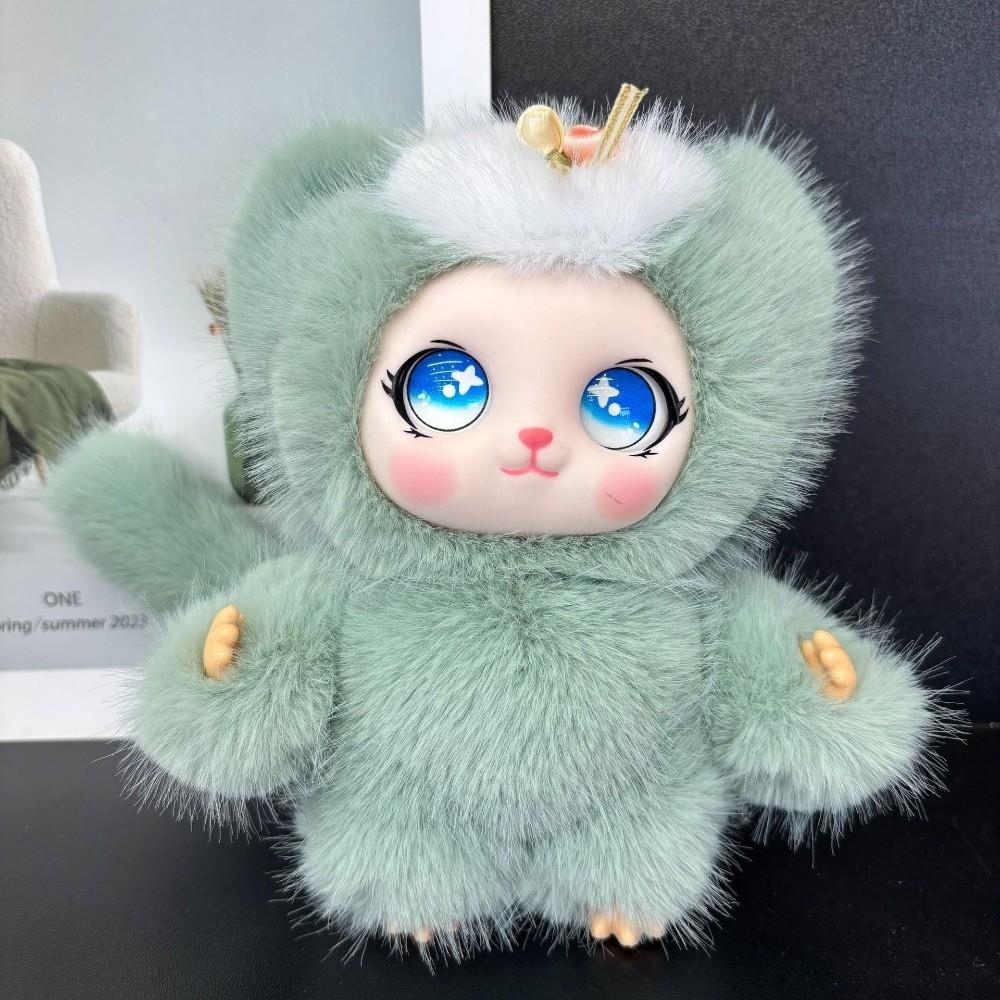 Soft Fluffy Bag Charm Ornaments Plush Doll Pendant Creative Bear Plush Keychain Birthday Gift