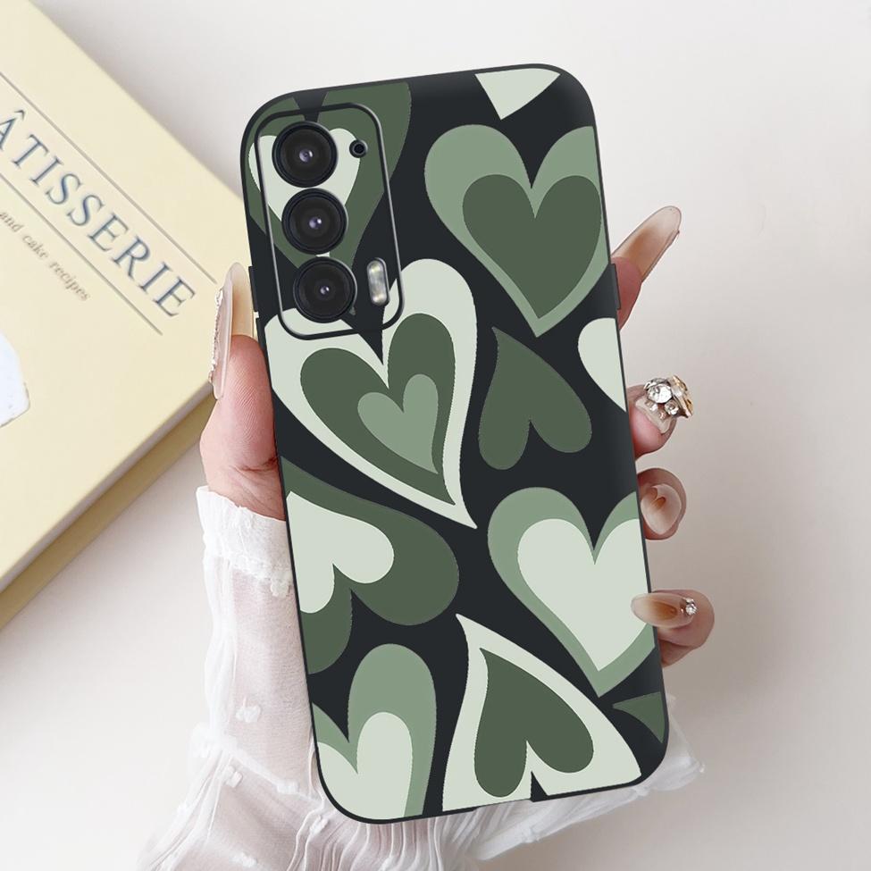 For Edge 20 20Pro 20Lite Phone Cover For Motorola Edge 20 Pro Case Silicone Luxury Fashion Love Cute Cat Girl Funny Cool Painted