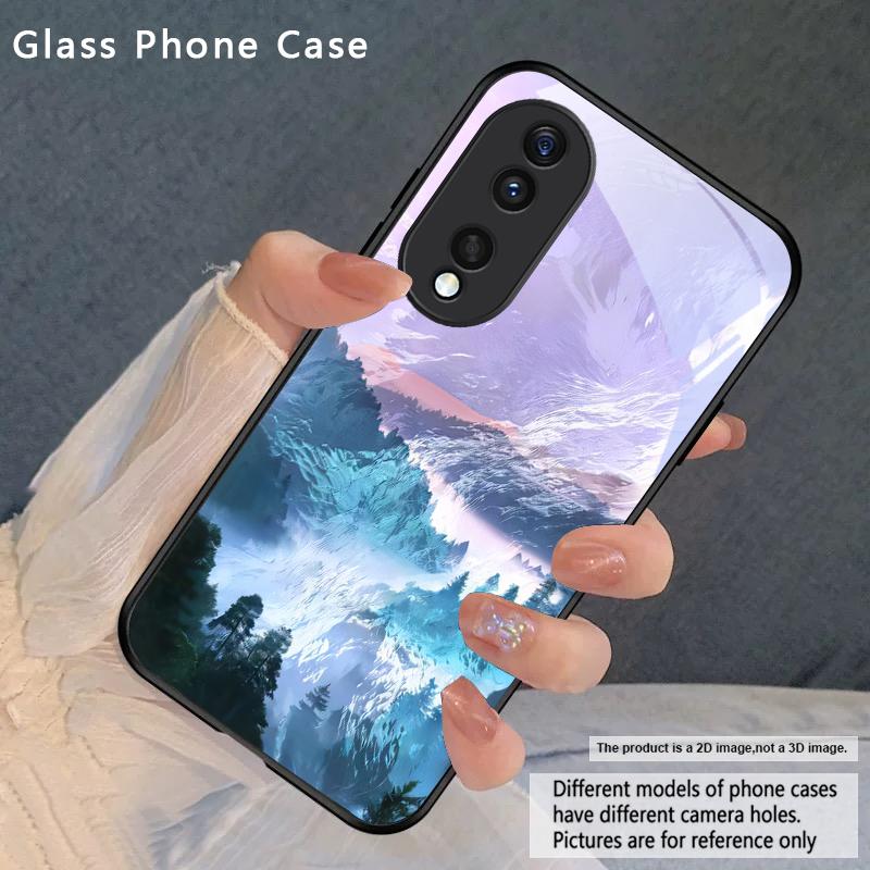 

Sea storm small sailboat For Honor Magic 4 5 6 Pro 7 X6 X9c X9 X6b X8 X9b X5b X8b 30 Pro+ 50 Pro 70 90 200 Lite Glass Phone Case Honor 50 Pro