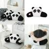 Cute Panda Plush Cushion With Embroidered Animal Design For Living Room Comfort