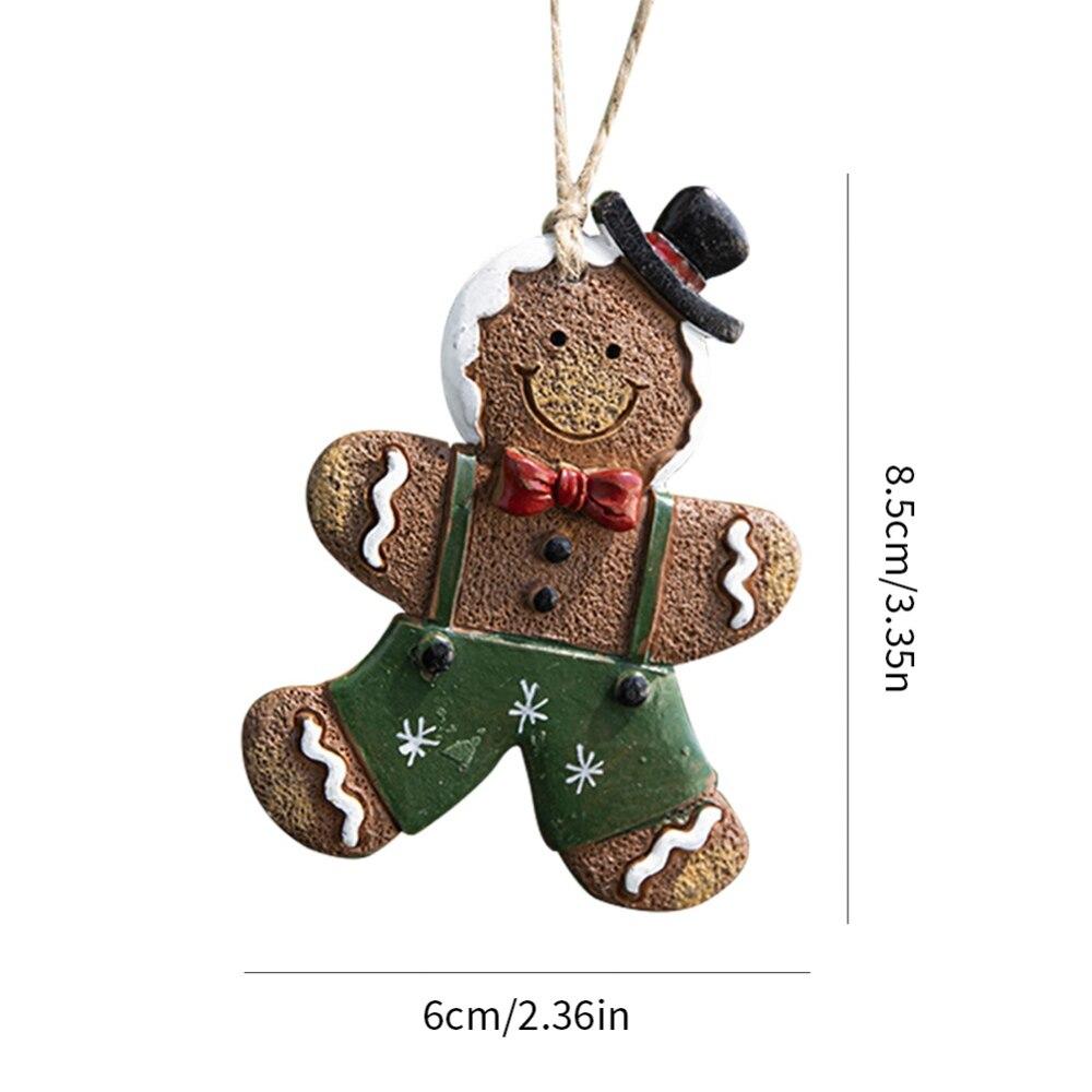 Christmas Tree Fried Gingerbread Man Pendant Gingerbread Man F/pc/33G