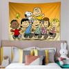 Cute Dog SSnoopy Printed Large Wall Tapestry Indian Buddha Wall Decoration Witchcraft Bohemian Hippie Wall Art Decor