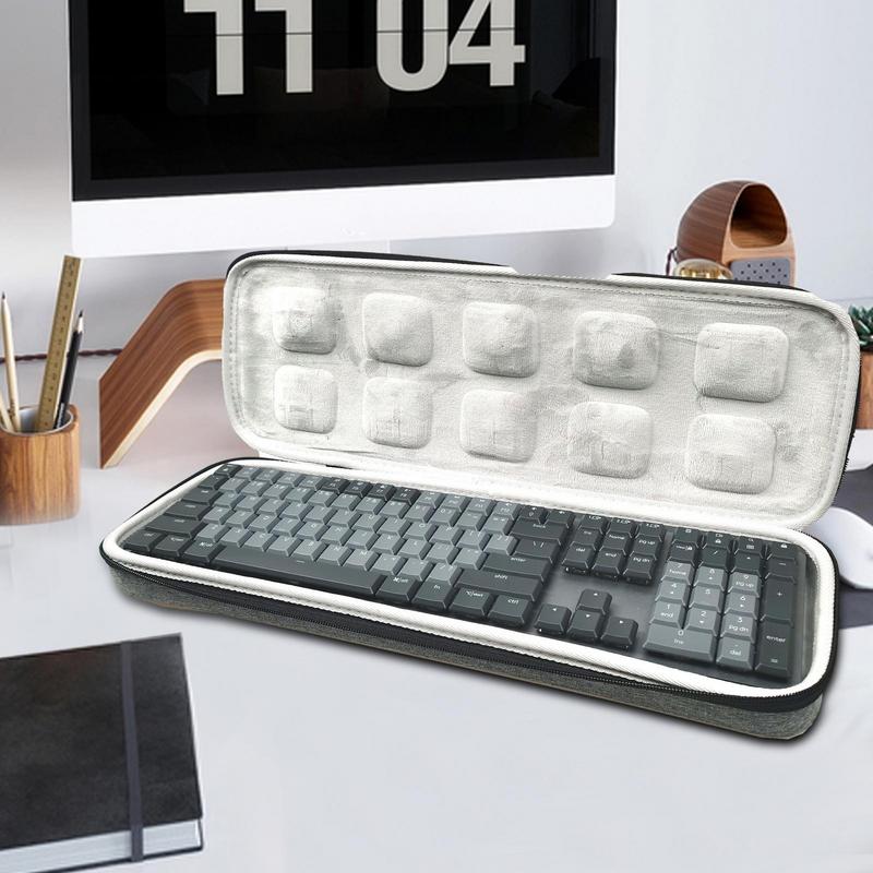 EVA Case For Logitech Mx Mechanical Wireless Keyboard Storage Bag Shockproof Portable Travel Carrying Protective Case
