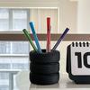 Creative tire pen holder, home desktop  storage decoration, student  stationery, makeup brush storage, boxed accessories