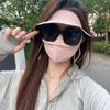 1PCS Polyester Ice Silk Mask Portable Sunshade Breathable Sunscreen Mask Outdoor With Brim Sun Protection Hats