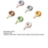 6PCS Adhesive Wall Hooks Colorful Design Extra Sticky Storage Hooks No Drill Needed Hanging Hook for Bathroom Kitchen