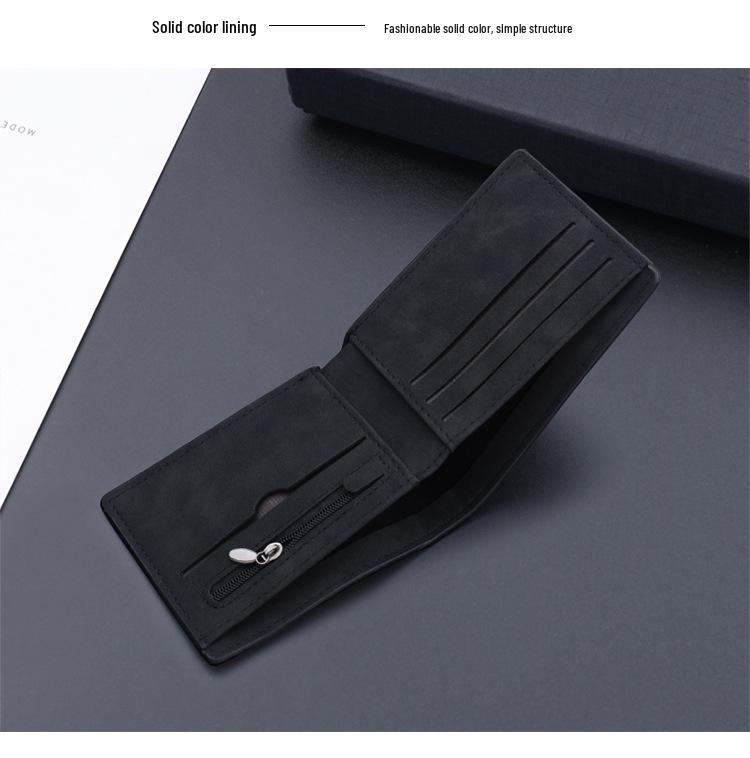 Men's Short Leather Wallet - In Stock