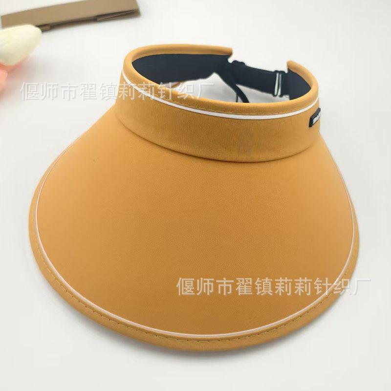 Sun hat women's outdoor empty top sun hat cycling windproof travel beach hat