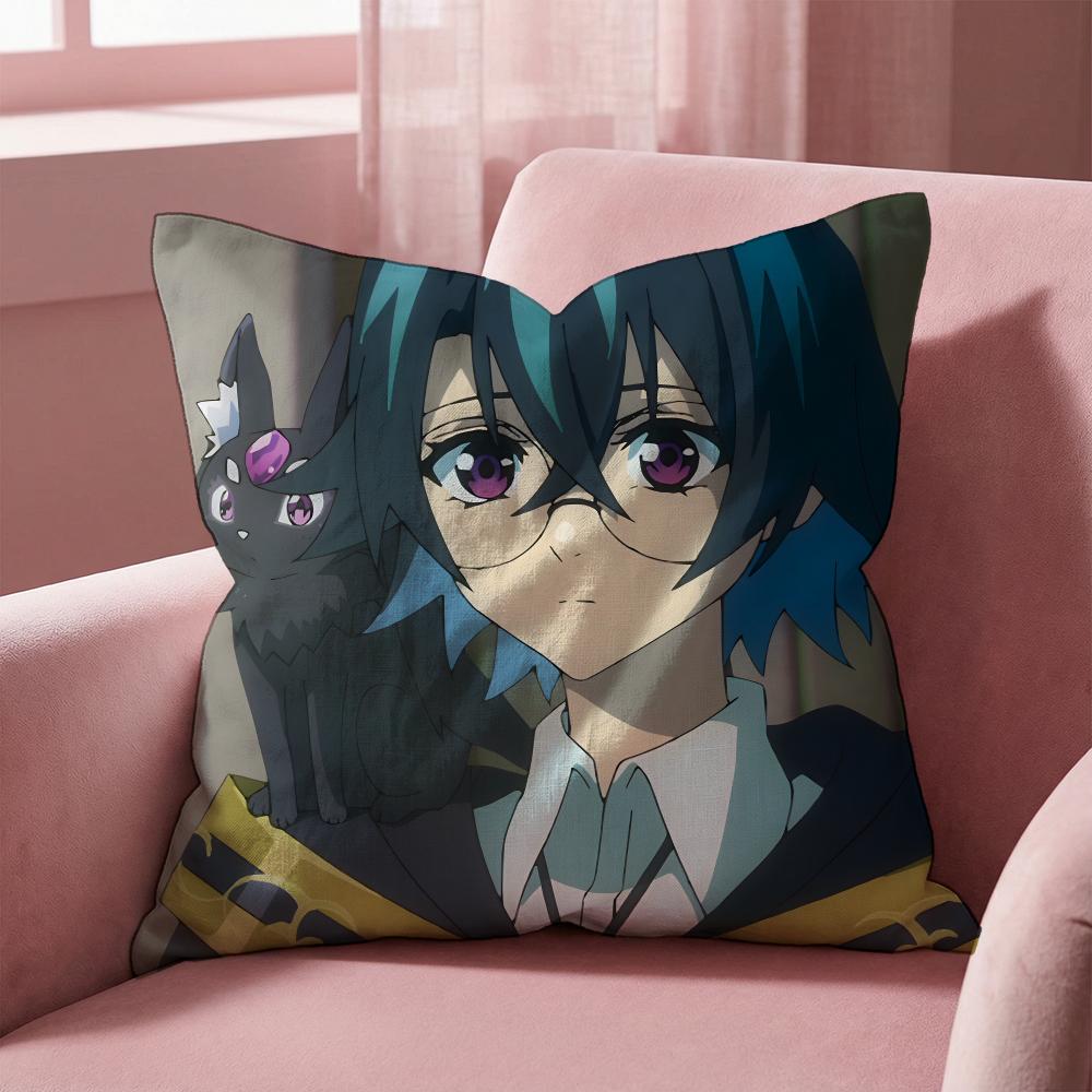 Wistoria Wand and Sword Cushion Cover Multi-Scene Pillow Cover for Home & Car - Reversible, Soft & Durable for Daily Use