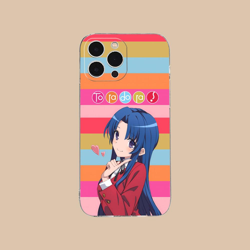 Toradora Kawashima Mobile Phone Case for iPhone 17 16 15 14 13 12 11 X XR XS Air Pro Max Plus Mini Clear Colorful Cover Luxury
