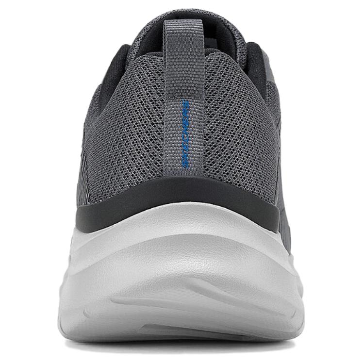 Skechers Sport Mens Simple Comfortable Durable Breathable Rebound Low-Top Casual Shoes Men sneaker Gray 8790233-CCBK
