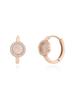 14K Circle Cubic One-Touch Earrings (Gold Filled) C24EGF187