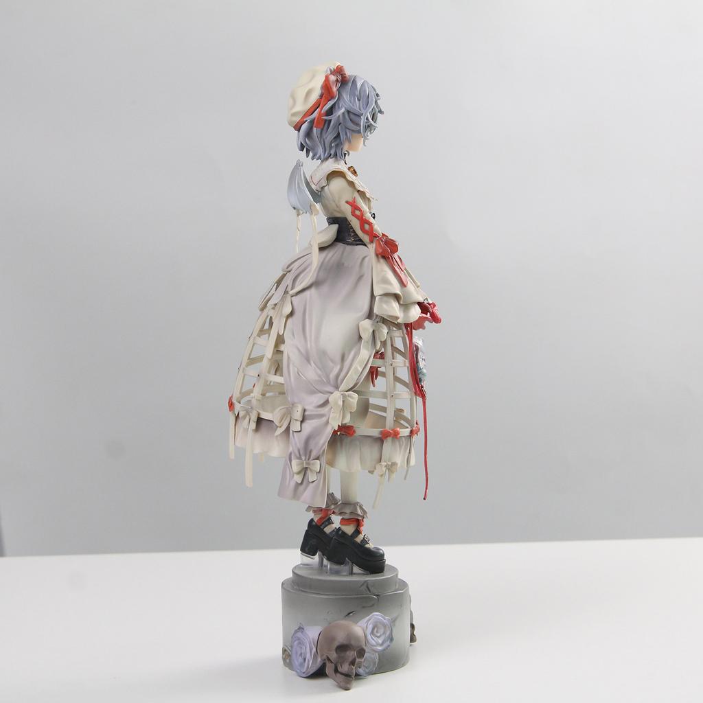 Touhou Project Remilia Scarlet Anime Figure Short Hair Vampire Girl Statue Collectible Desktop Decor Model Toy For Otaku Fans