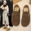 Birken shoes new lazy Doudou Boken flats retro ugly cute Mori soft-soled shoes