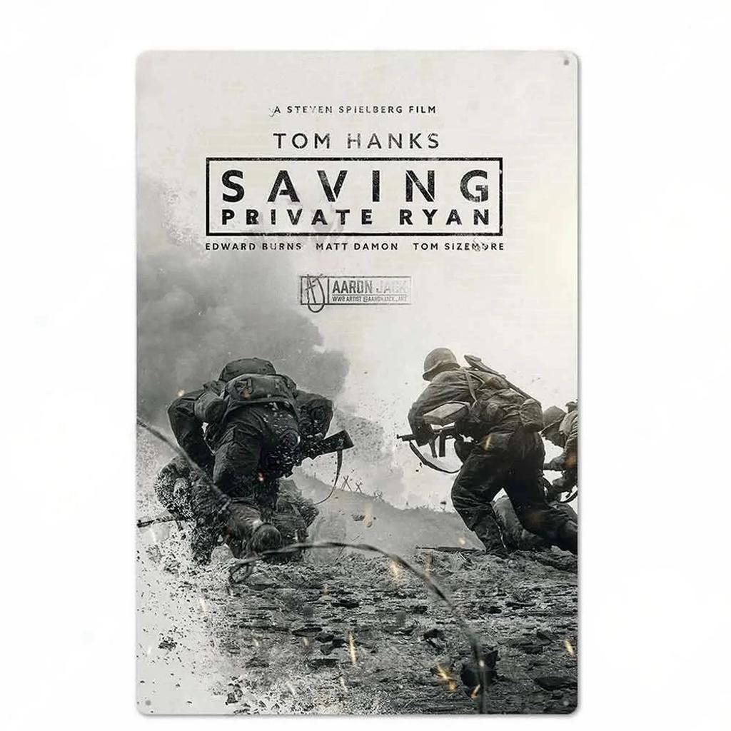 Movie Metal Tin Signs Pacific Wall Decoration Plaque Vintage Art Poster Iron Painting for Man Cave Home Cafe Garden Club Bar