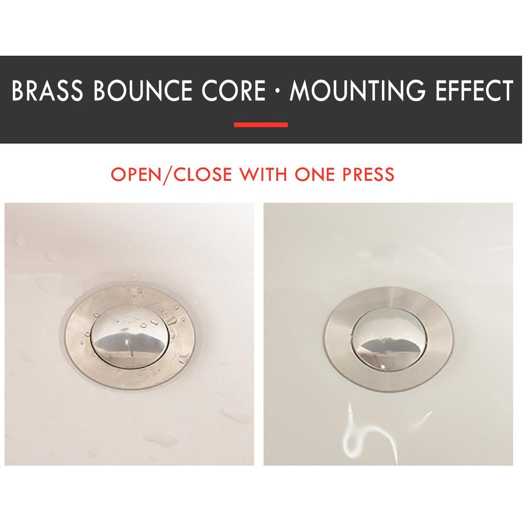 Universal Wash Basin Bounce Drainer Filter Anti-Clogging Bathroom Sink Drainer
