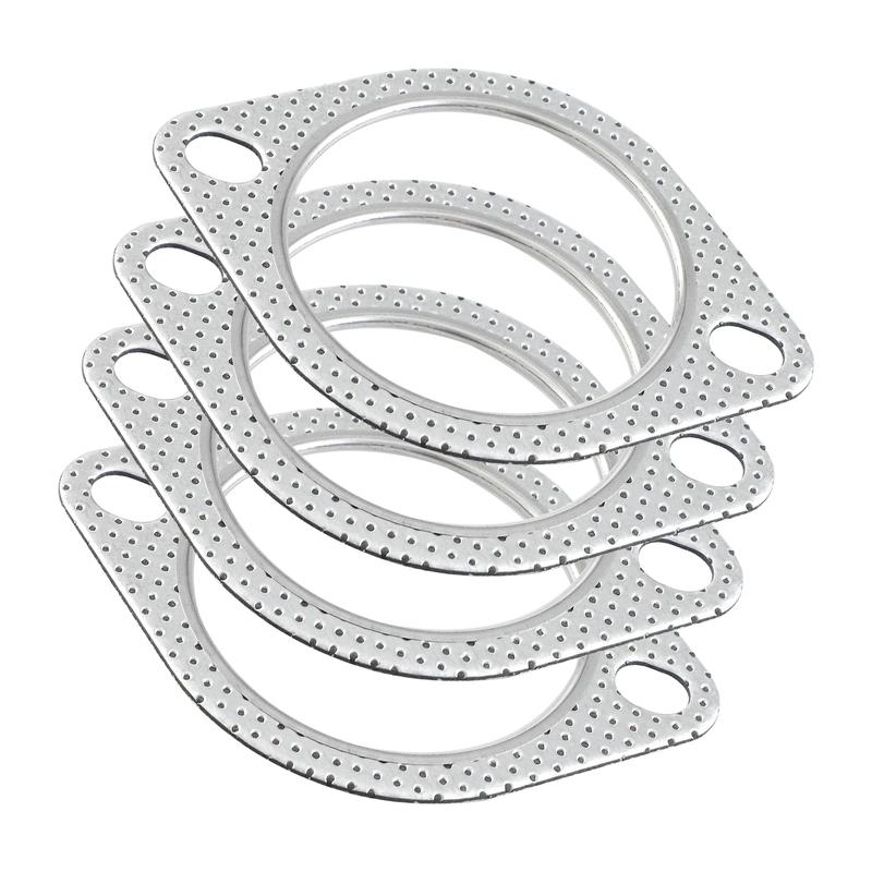 3 Inch Exhaust Gasket 2-Bolt 78mm Flange High Temperature Gasket Fire Ring 5PCS