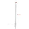 Telescopic Aluminum Pool Cleaning Pole for Skimmer Net, Brush, & Lifebuoy Hook