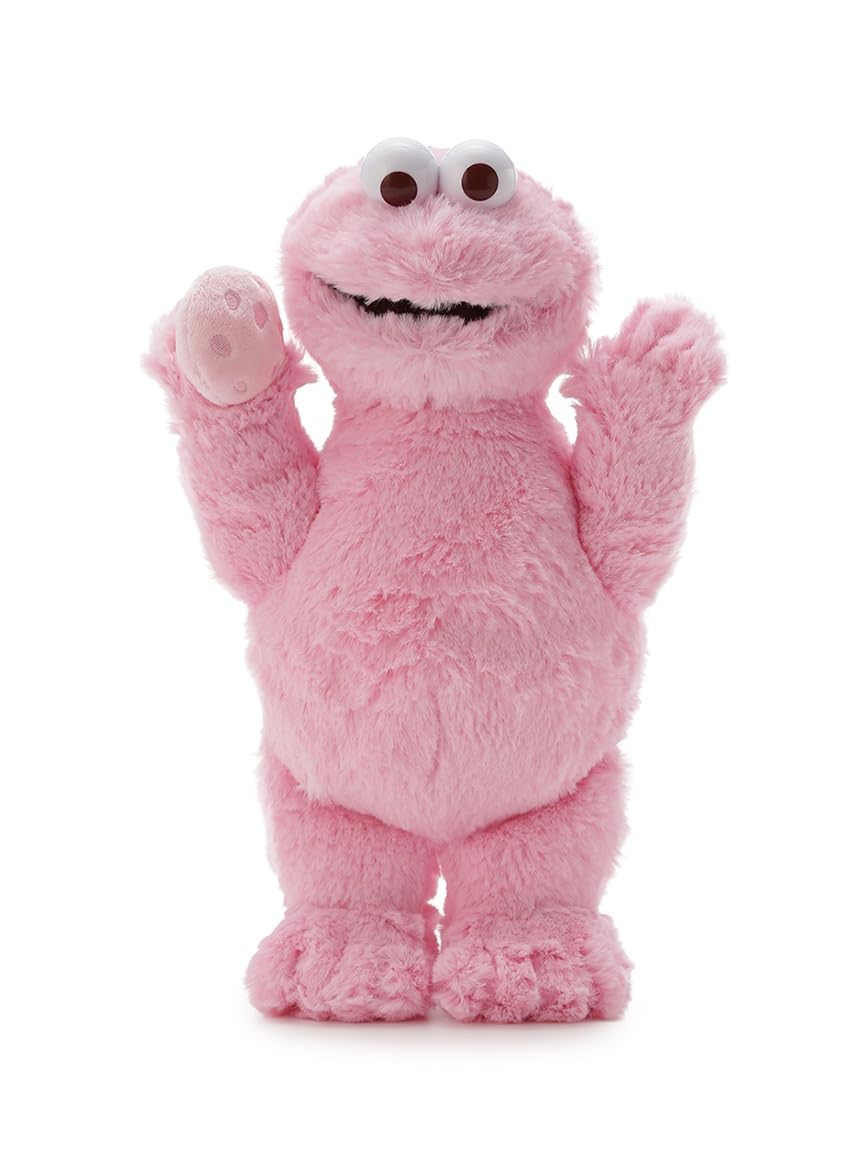 

[Sesame Street Market] Cookie Monster Pink Plush Toy (S) SSMULG263006 Unisex Adult PNK Free Size