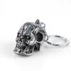 Personality Design Movie Merchandise Metal Skull Terminator Keychain for Men Punk Style Hip Hop Rock Key Rings Model Accessory